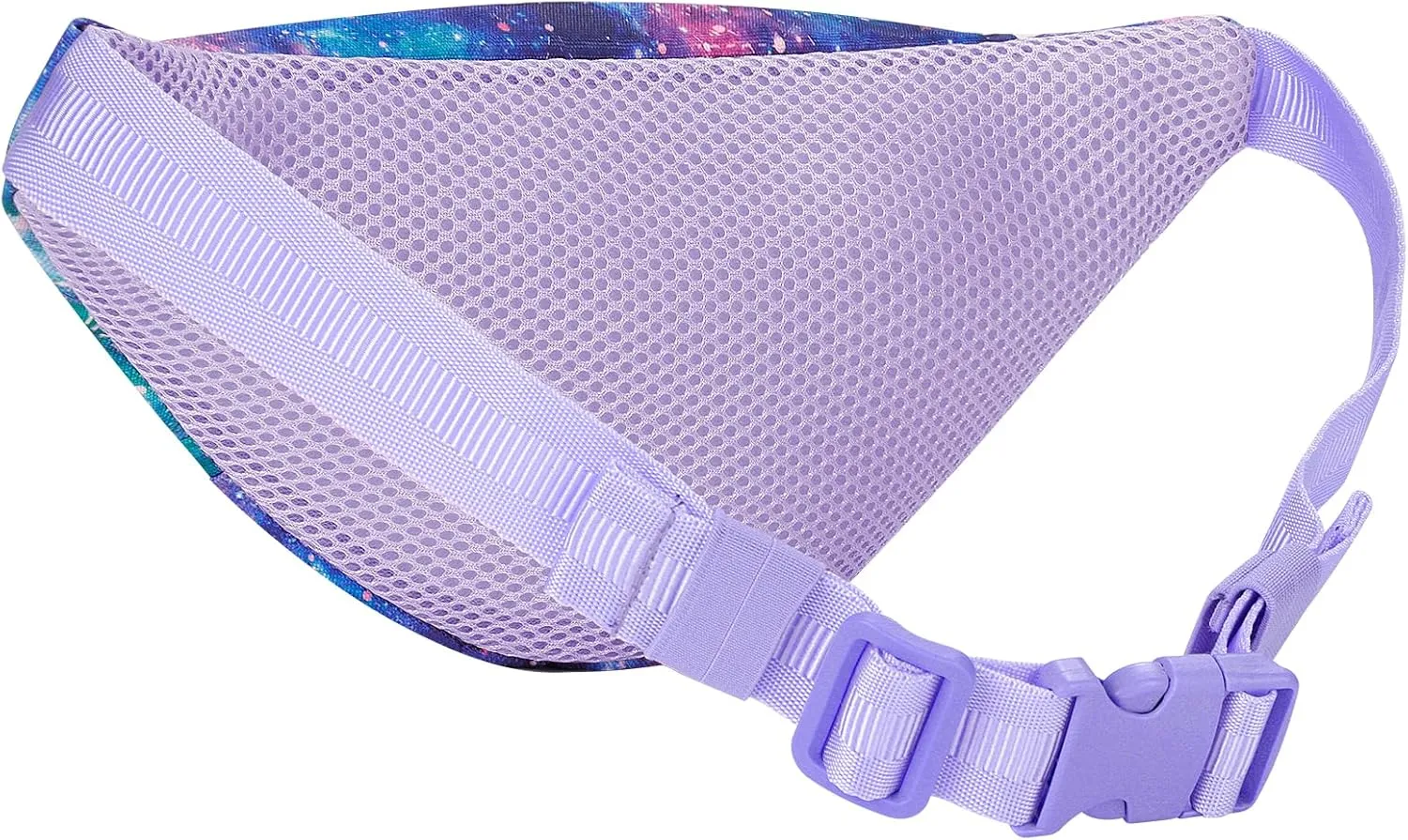 Choco Mocha Kids Fanny Pack for Girls, Toddler Belt Bag 2-4 4-6 Kid Waist Bag Outer for Little Girls age 6-9 8-12 Small Hip Pack (Galaxy-Purple)