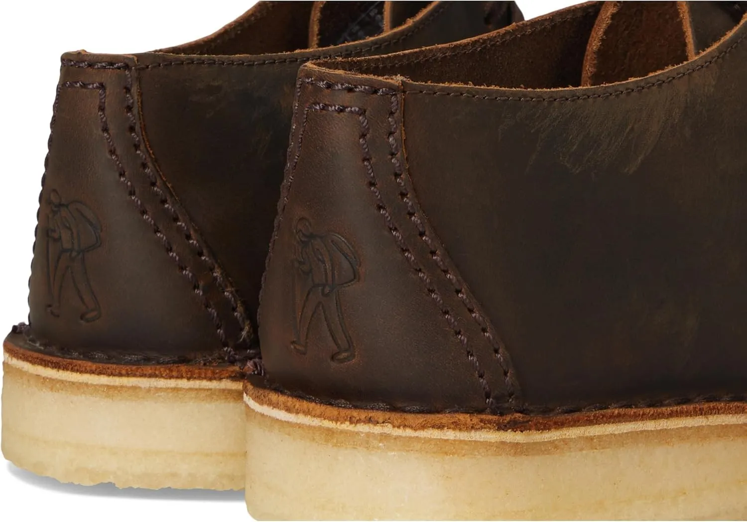 Clarks Men's Desert Trek Wolf Suede Shoes