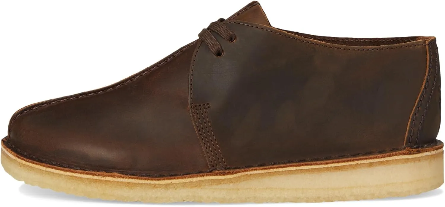 Clarks Men's Desert Trek Wolf Suede Shoes