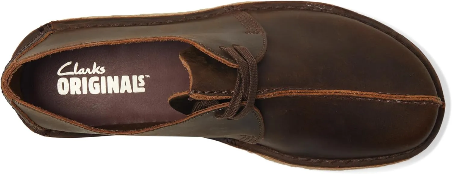 Clarks Men's Desert Trek Wolf Suede Shoes