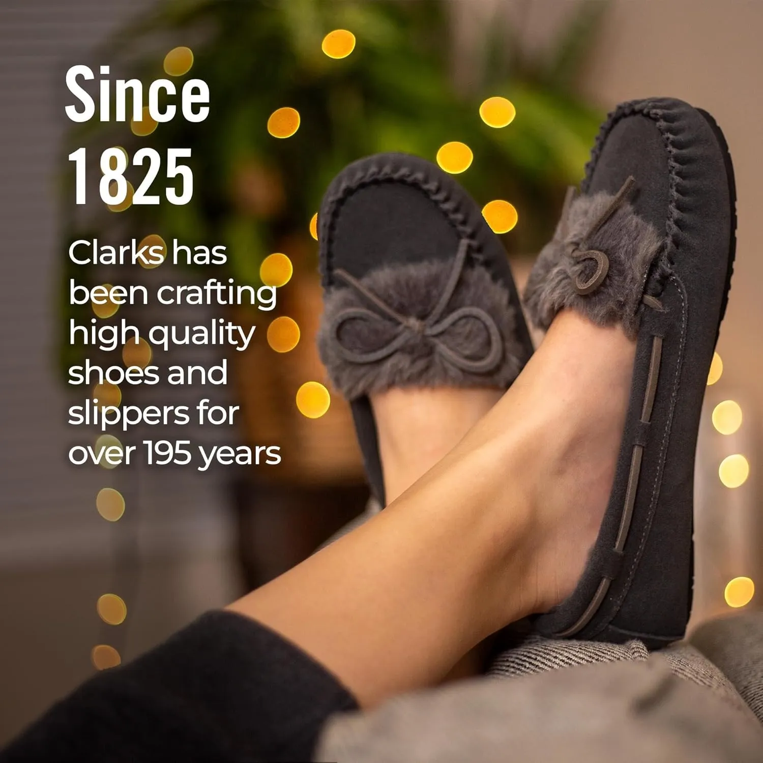 Clarks Women's, Suede Moccasin Slipper