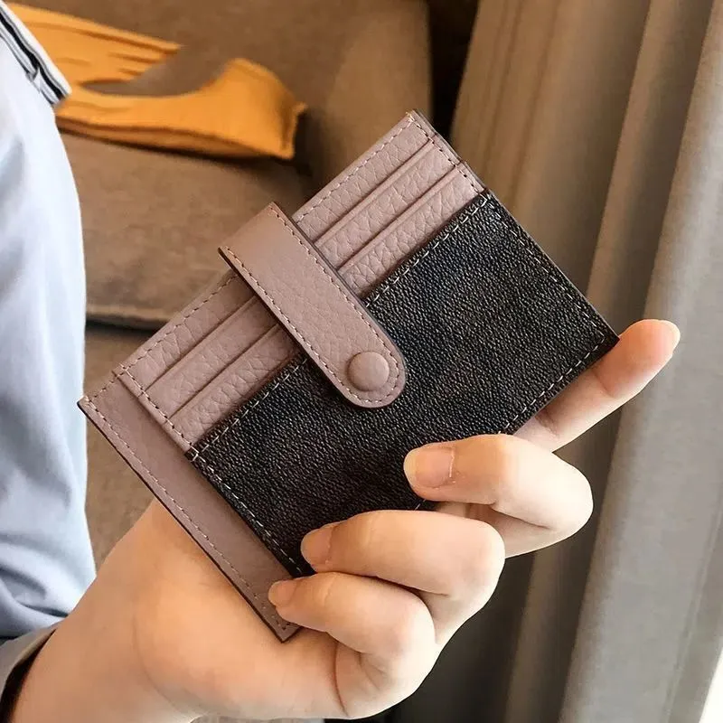 Classic Women's One-piece Mini Exquisite Design Card Holder