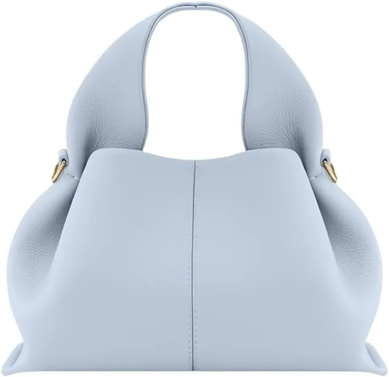 Cloud Shape Handbag and Purse Single Shoulder Crossbody Bag for Women (Blue,Large)