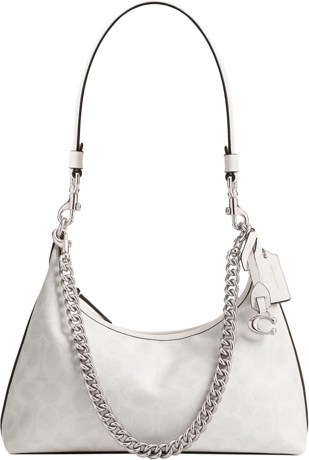 Coach Juliet Shoulder Bag 25 in Signature Canvas, LH/White Chalk