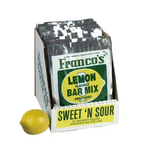 Cocktail Mix Franco's Lemon Bar Mix 12-6 Oz. Pouches Per Case