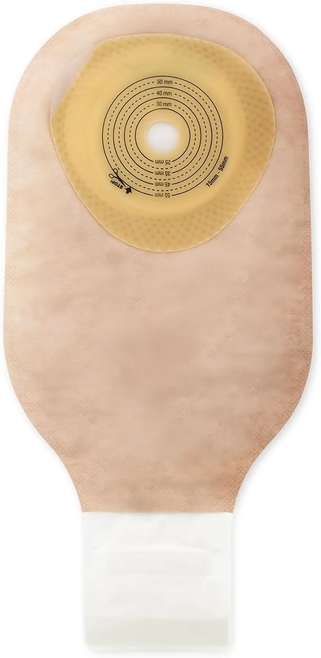 Colostomy Pouch Premier One-Piece System 12" Length 5/8 to 2-1/8" Stoma Drainable Trim To Fit (#88300, Sold Per Box)
