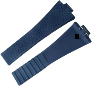 Compatible with Tissot PRX T137.407/T137.410 Super Player Watches 35mm 40mm Quick Release Spring Buckle 11mm 12mm FKM(Blue,12MM_Gold Buckle)