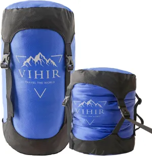 Compression Sack -Rainproof Design and Space Saving,Ultralight 10L/14L/20LSleeping Bag Stuff Sack for Hiking and Camping