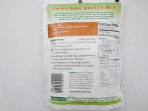 Concord Onion Ring Batter Mix, 5.2-Ounce Pouches (Pack of 18 )
