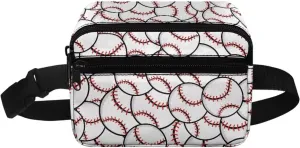 Cozeyat Baseball Kids Fanny Pack Boys Purse Bum Bag Cute Cartoon Wasit Bag Travel Belt Bag,Crossbody bag for Kids Age 4-12
