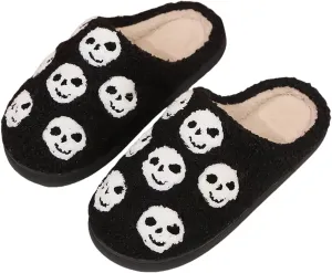 Cozy Furry Slippers for Women & Men, Bear Paw, Halloween, Christmas Designs, Warm Indoor Non-Slip Winter House Shoes