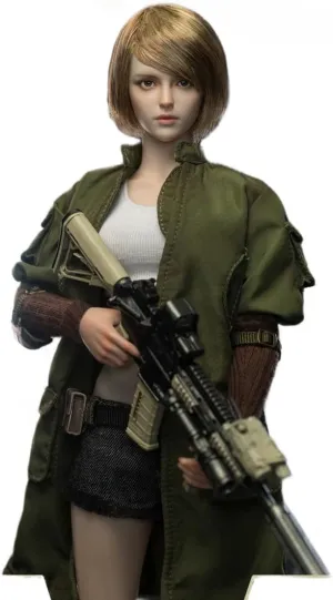 Createmodels DZ-05 1/6 Scale Military Girl 12 inch Woman Soldier Action Figure