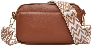 cross-body bag Premium Crossbody Wide Strap Shoulder Bag