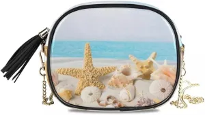 Crossbody Bag Starfish Shell Women's Bag Small Korean Version of Chain Mini Casual Bag Shoulder Messenger Bag