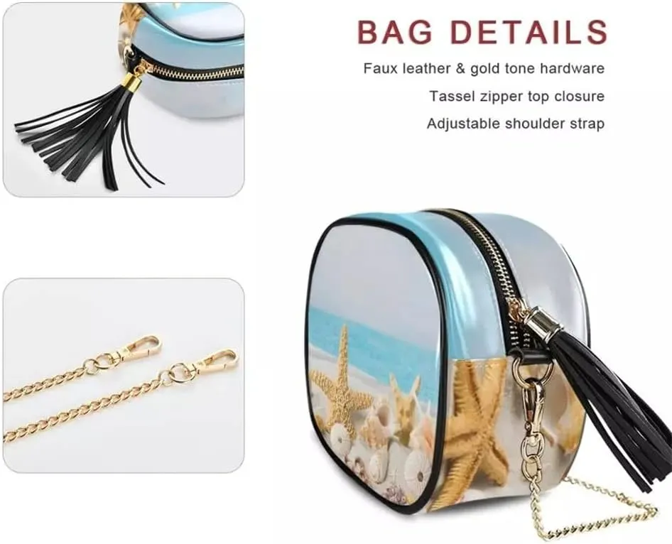 Crossbody Bag Starfish Shell Women's Bag Small Korean Version of Chain Mini Casual Bag Shoulder Messenger Bag