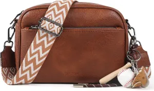 Crossbody Bags for Women Shoulder Bag Multifunctional Handbags with Compartments Small Purse with Wide Strap