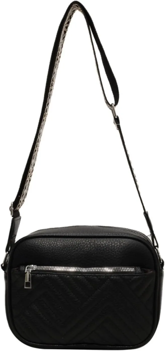 Crossbody Bags For Women with Wide Adjustable Strap Shoulder Bag Cross Body Bag PU Leather Trendy Purse Small Handbags