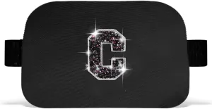 Customized Gifts for Mom Daughter Sister Her,Birthday Gift for Mom,Mom Gifts from Daughter,Mother in Law Gifts,Mama Gift Idea,Crossbody Bag Belt Bag | Black,Initial C