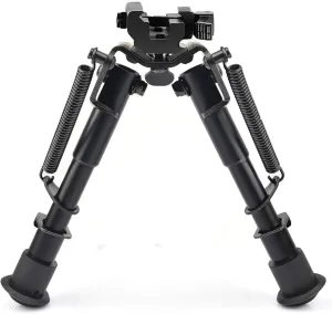CVLIFE Rifle Bipod, 6-9 Inches Picatinny Bipod with Quick Release Adapter