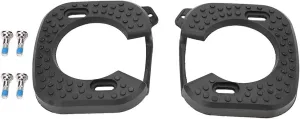 Cycling Shoes Cleat Cover, 1 Pair Black Rubber Quick Release Cycling Pedal Cleat Cover Replacement Pedal Shoe Cleat Covers Fit for Speedplay Zero Light Action Cycling Accessory