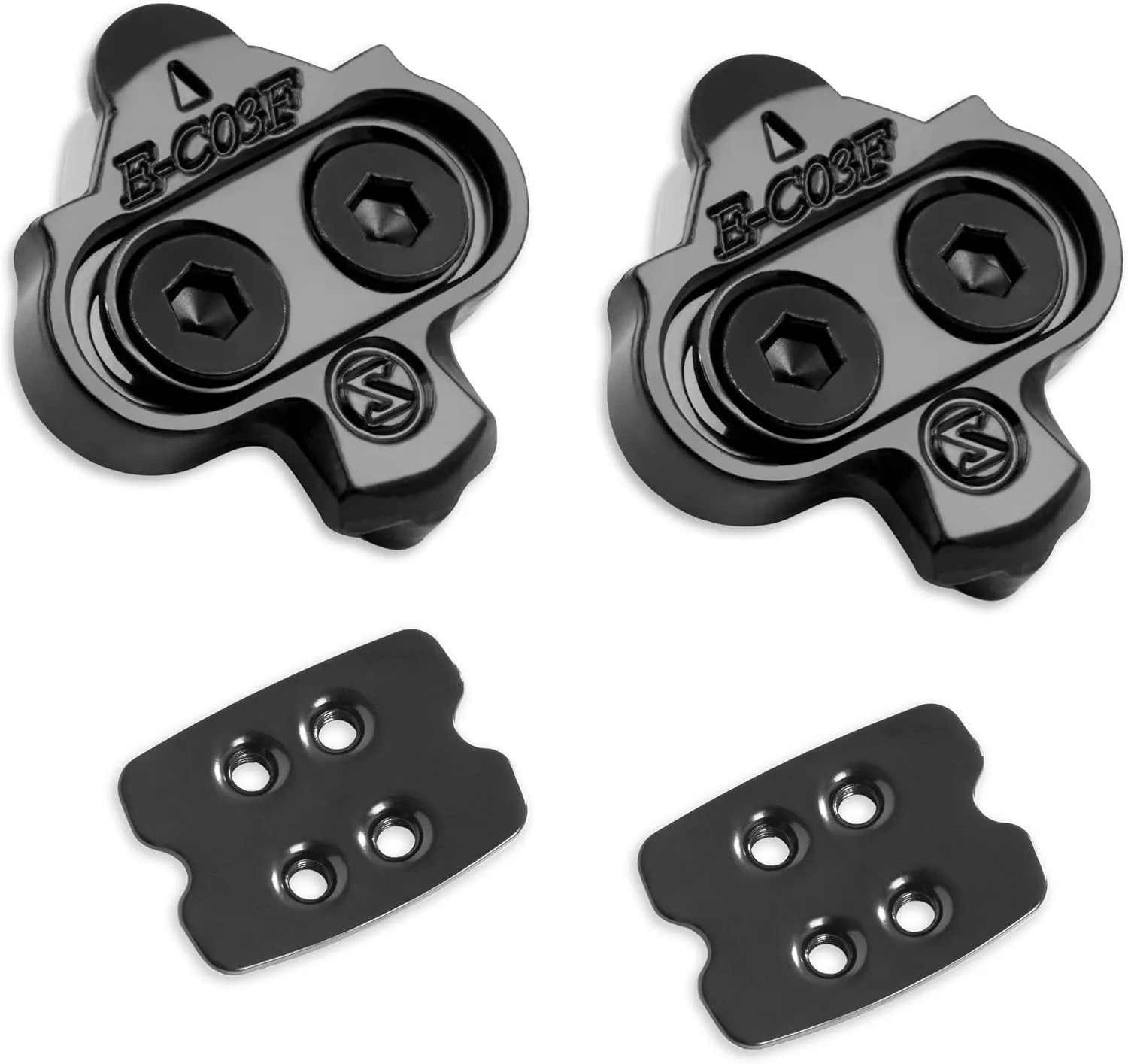 CyclingDeal Bike Cleats Compatible w/Shimano MTB SPD Pedals SM-SH51 & SM-SH56 | Single & Multi Release SPD Cleats for Cycling Shoes for Indoor Cycling Spinning & Plates for Mountain MTB Bicycle Shoes