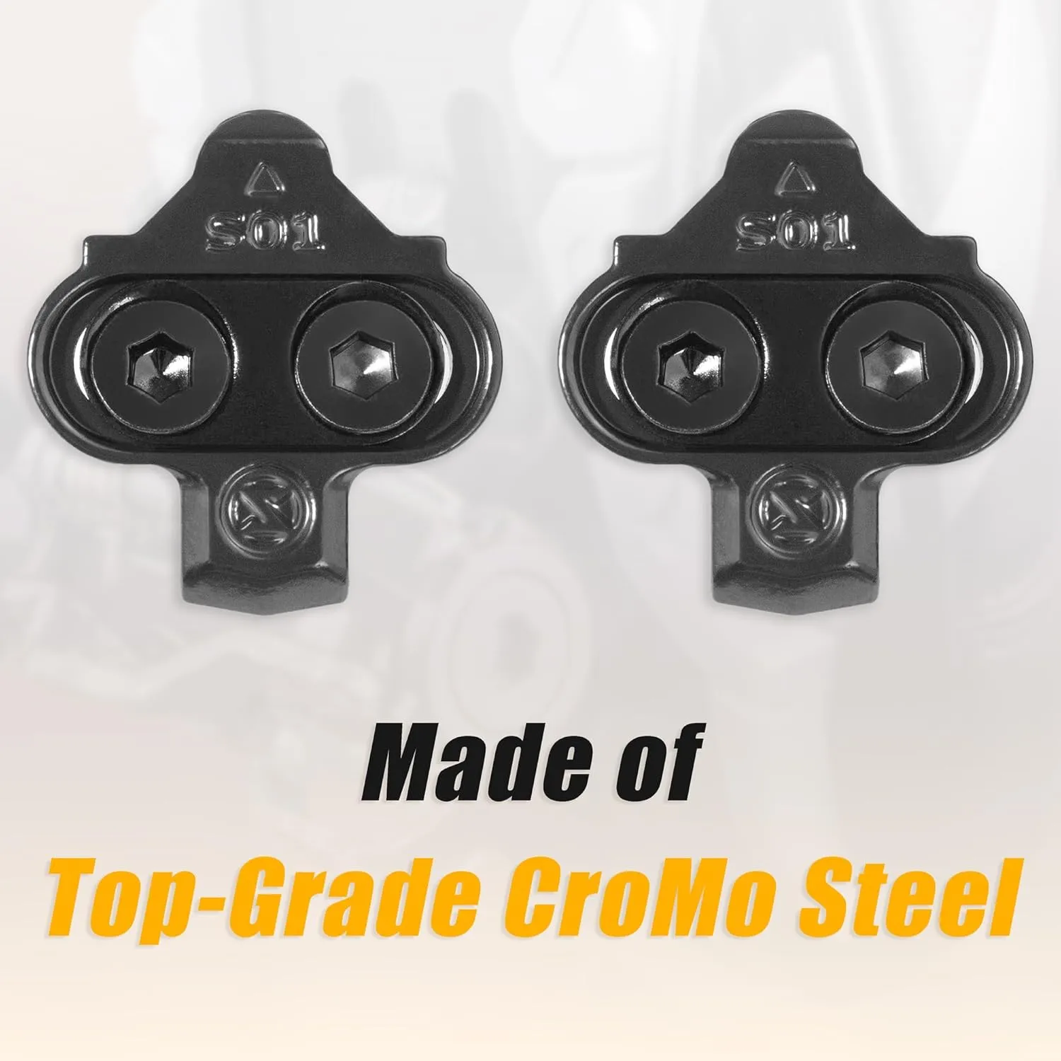 CyclingDeal Bike Cleats Compatible w/Shimano MTB SPD Pedals SM-SH51 & SM-SH56 | Single & Multi Release SPD Cleats for Cycling Shoes for Indoor Cycling Spinning & Plates for Mountain MTB Bicycle Shoes