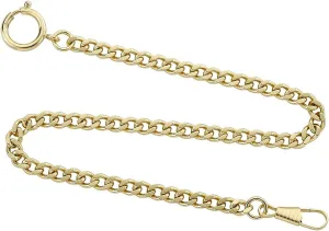 Desperado Gold Plated Pocket Watch Sport Chain with Spring Ring - USA