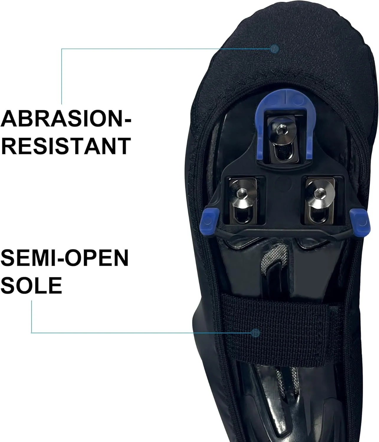 DexShell Cycling Shoe Covers for Men and Women, Showerproof & Windproof for Winter Road Cycling Biking Overshoes