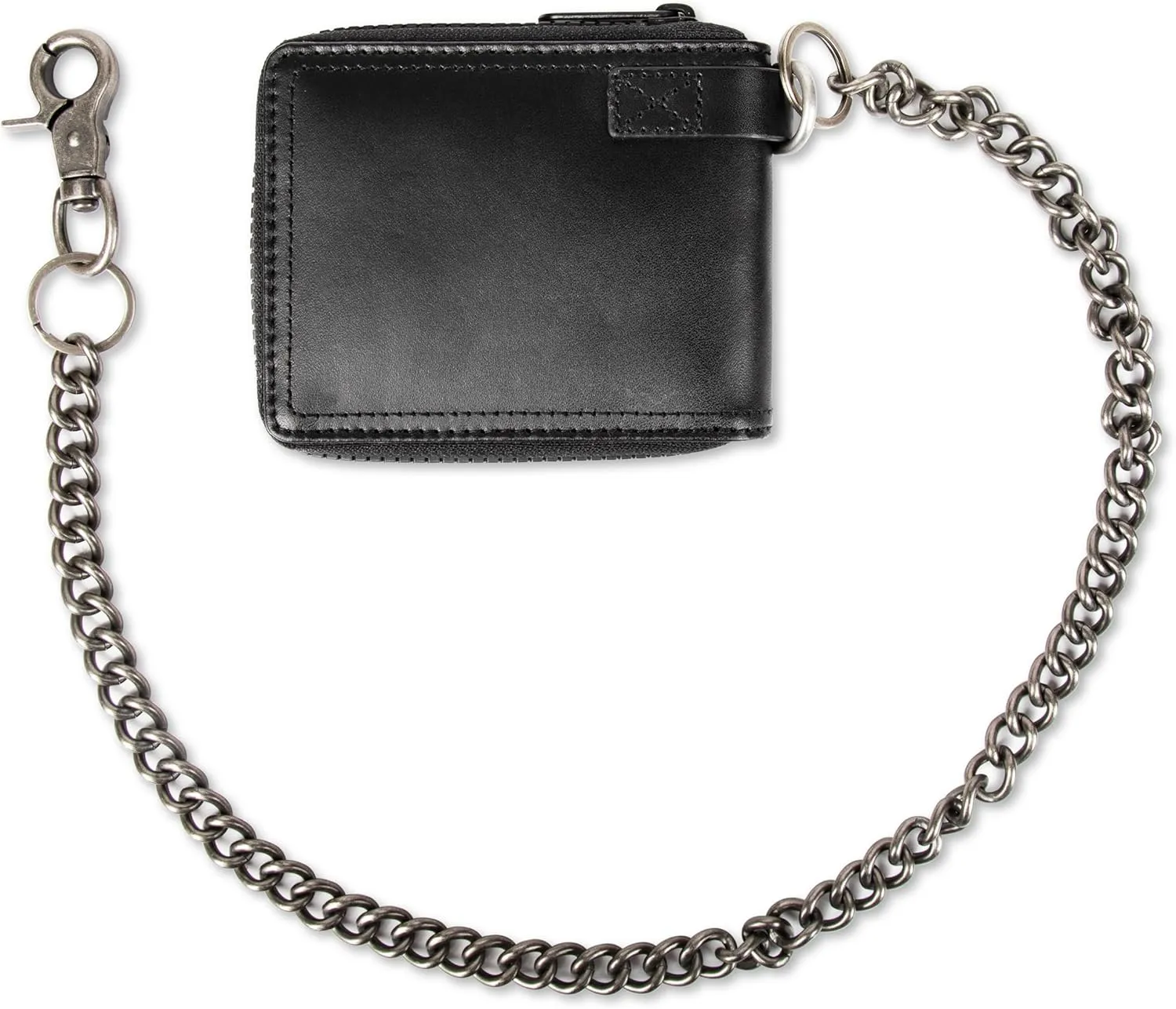 Dickies Men's Slim Everyday Leather Bifold Chain Wallet