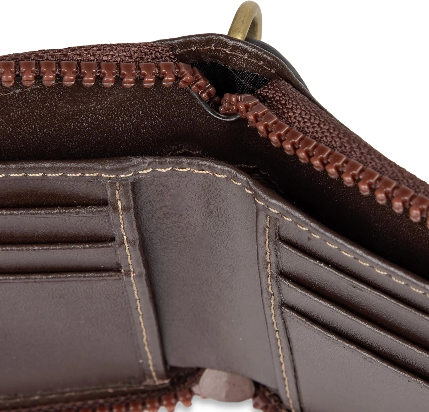 Dickies Men's Slim Everyday Leather Bifold Chain Wallet