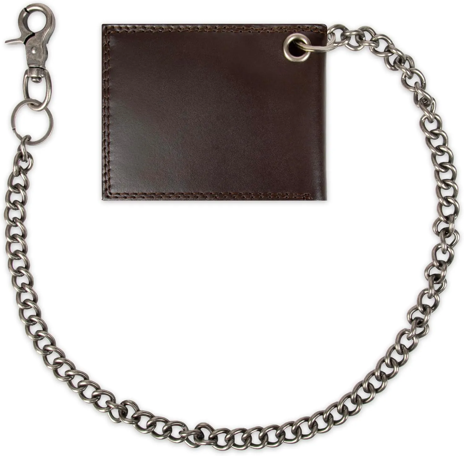 Dickies Men's Slim Everyday Leather Bifold Chain Wallet