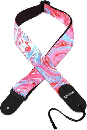DiMarzio Steve Vai Blue Cherry Universe 2" Guitar Strap