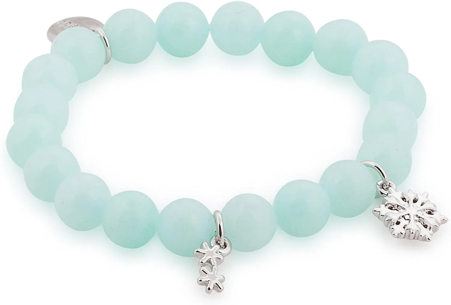 Disney Couture Frozen Snowflake Beaded Stretch Bracelet
