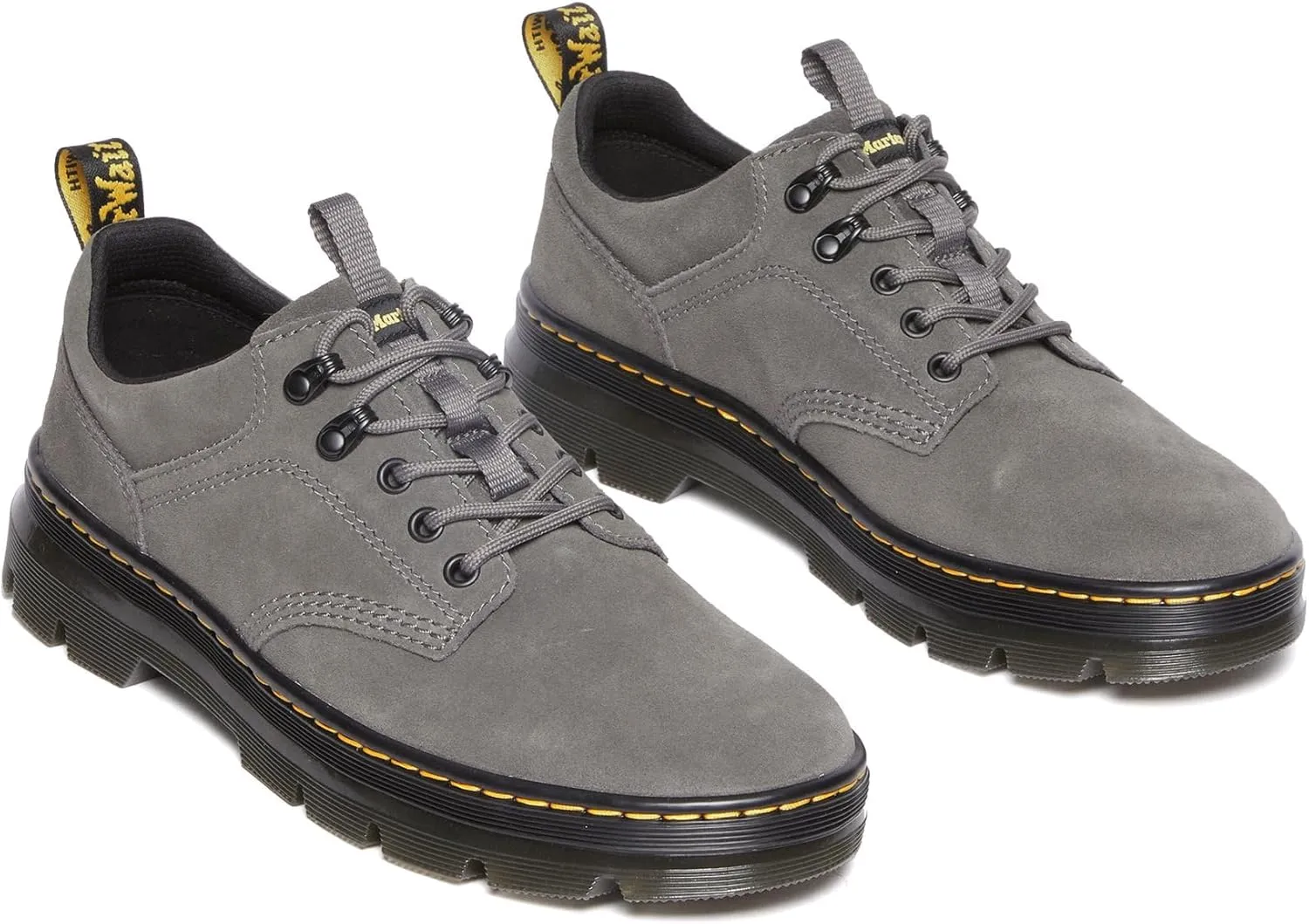 Dr. Martens Reeder Suede Gunmetal UK 3 (US Men's 4, Women's 5) Medium