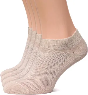 Duna Womens Socks, Ultra Thin Breathable Cotton Ankle Socks for Women, Athletic Running Low Cut No Show