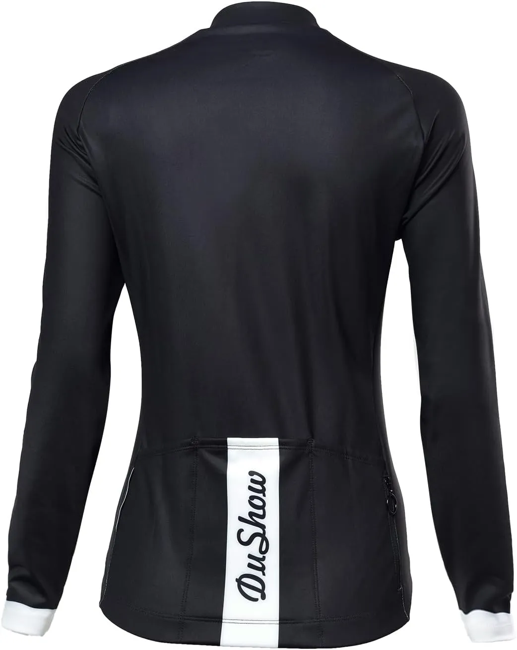 DuShow Fleece Cycling Jersey Women Long Sleeve Thermal Soft Shell Bike Jersey Women Winter Biking Jacket