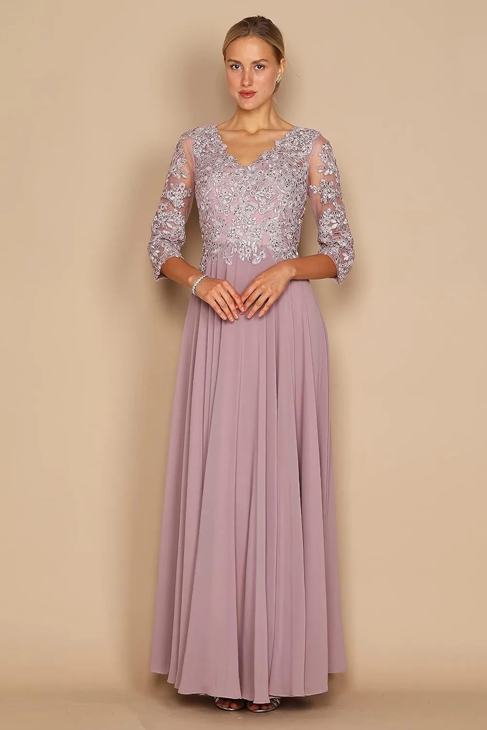 Dylan & Davids Long Formal Mother of The Bride Dress