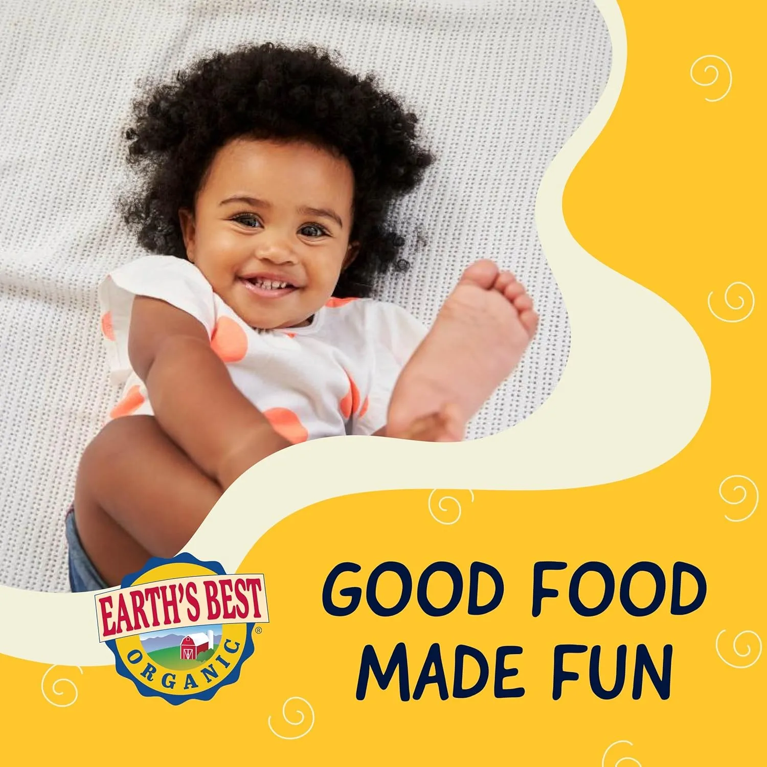 Earth's Best Organic Baby Food Pouches, Wholesome Breakfast Puree for Babies 6 Months and Older, Organic Banana Blueberry and Oat Puree, 3.5 oz Resealable Pouch (Pack of 12) (Packaging May Vary)