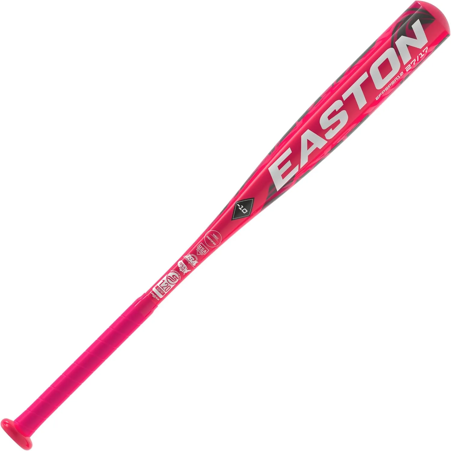 Easton | Pink Sapphire Fastpitch Softball Bat | -10 Drop | 1 Pc. Alloy | Approved for All Fields