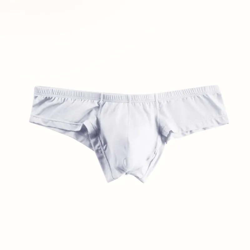 💐Einfarbige, atmungsaktive Slips mit niedriger Taille für Herren