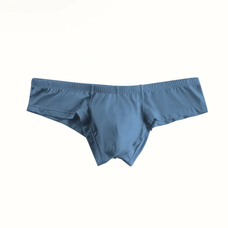 💐Einfarbige, atmungsaktive Slips mit niedriger Taille für Herren