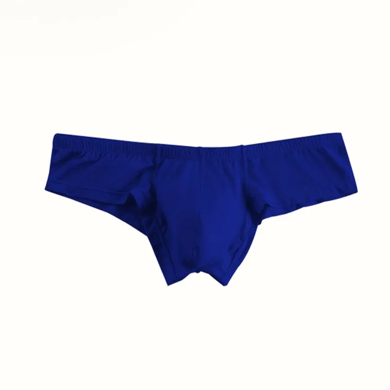 💐Einfarbige, atmungsaktive Slips mit niedriger Taille für Herren