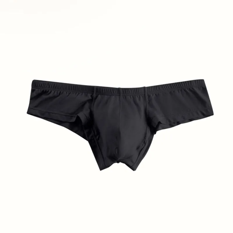 💐Einfarbige, atmungsaktive Slips mit niedriger Taille für Herren
