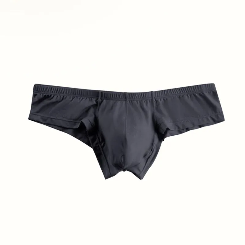 💐Einfarbige, atmungsaktive Slips mit niedriger Taille für Herren
