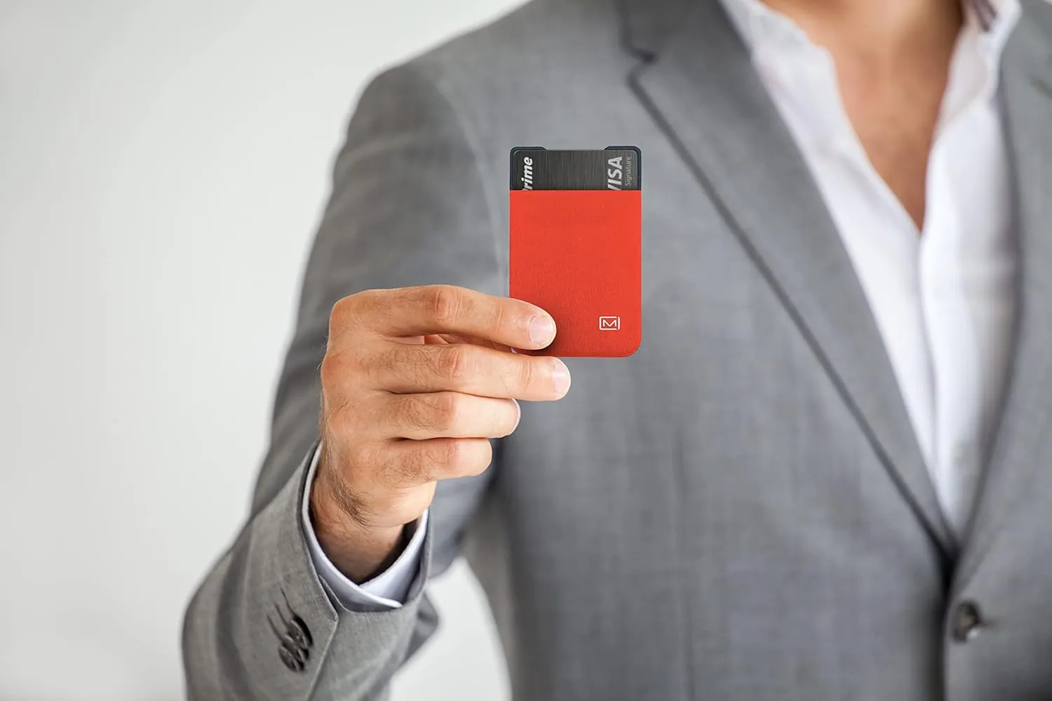 Elastic Minimal Card Holder, Ultra Thin Minimalist Wallet for Men & Women, Credit Card & Business Card Holder, Slim Credit Card Wallet