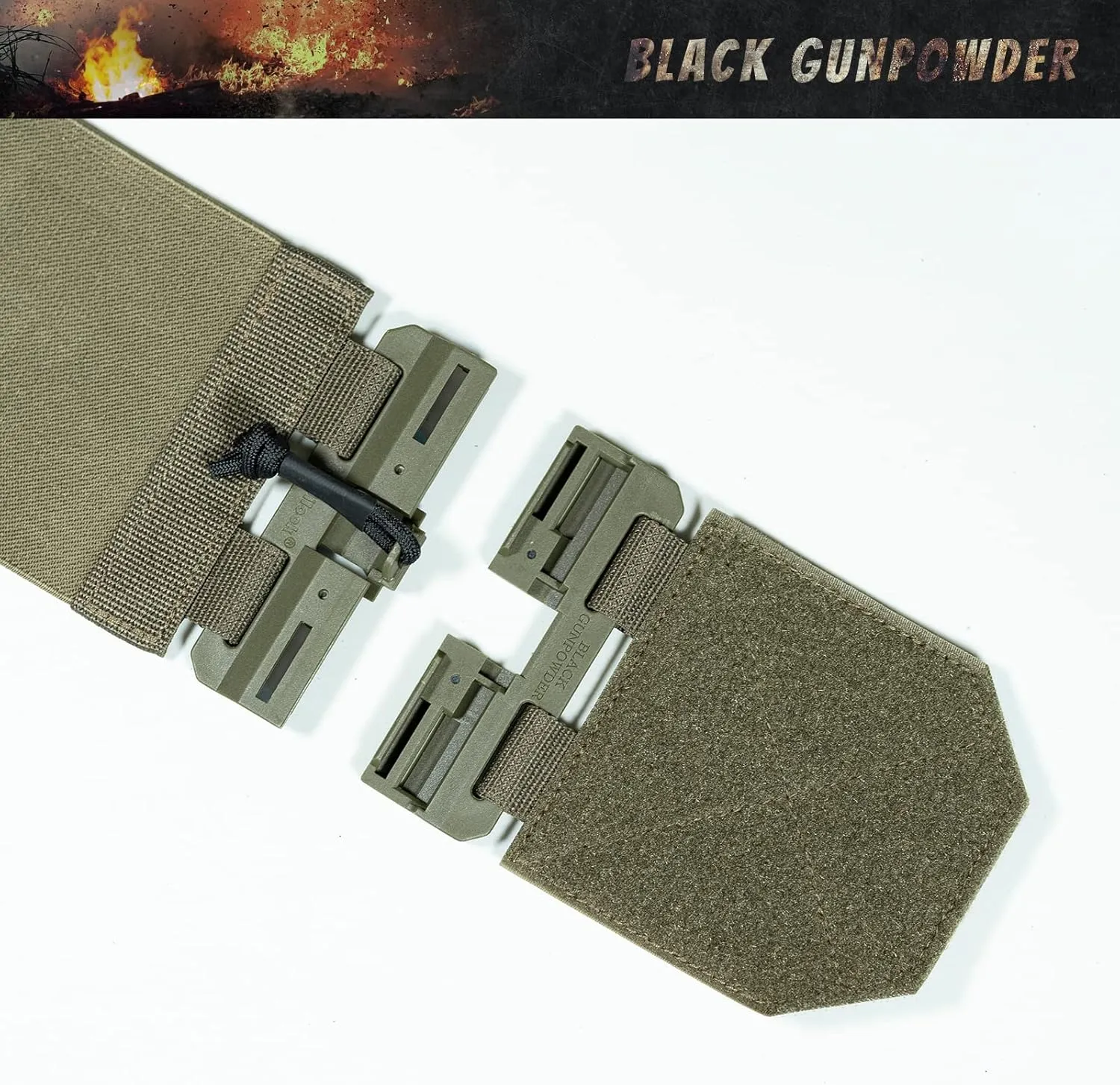 Elastic Tactical Quick Release Cummerbund Elastic String Magnetic Buckles Model BG-TC4-ES