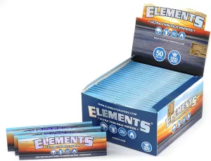 Elements Ultra Thin Rice King Size Rolling Papers 1Case/50-Pack