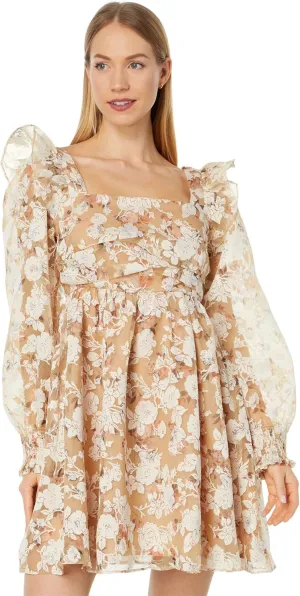 En Saison Chaumont Mini Dress Peach SM