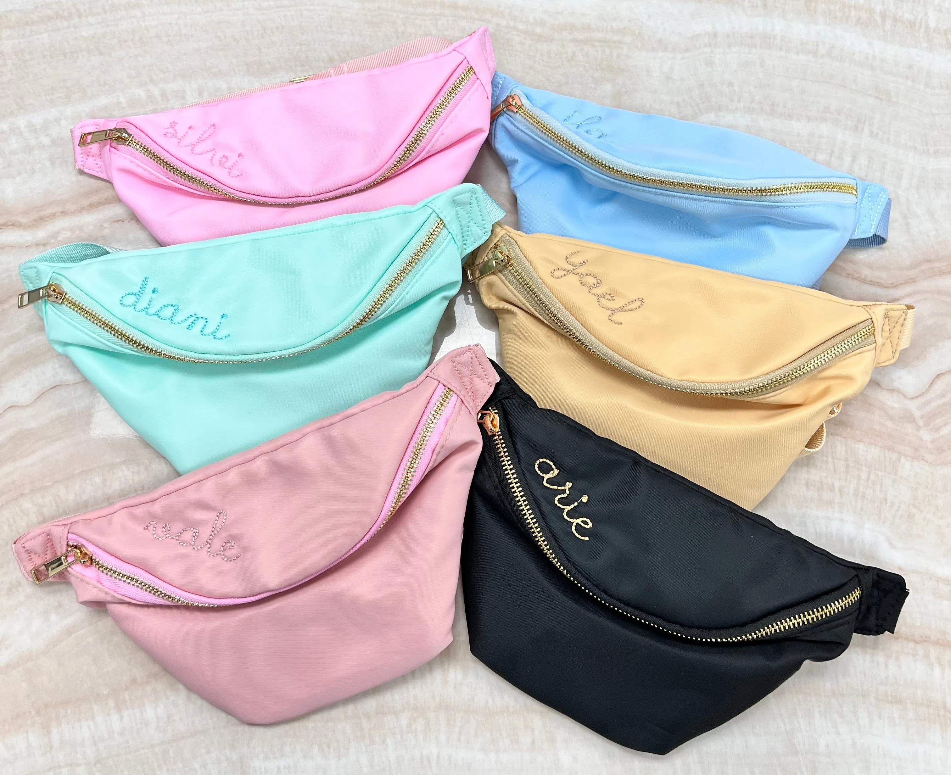 Essentials Large Nylon Fanny Pack - Pink