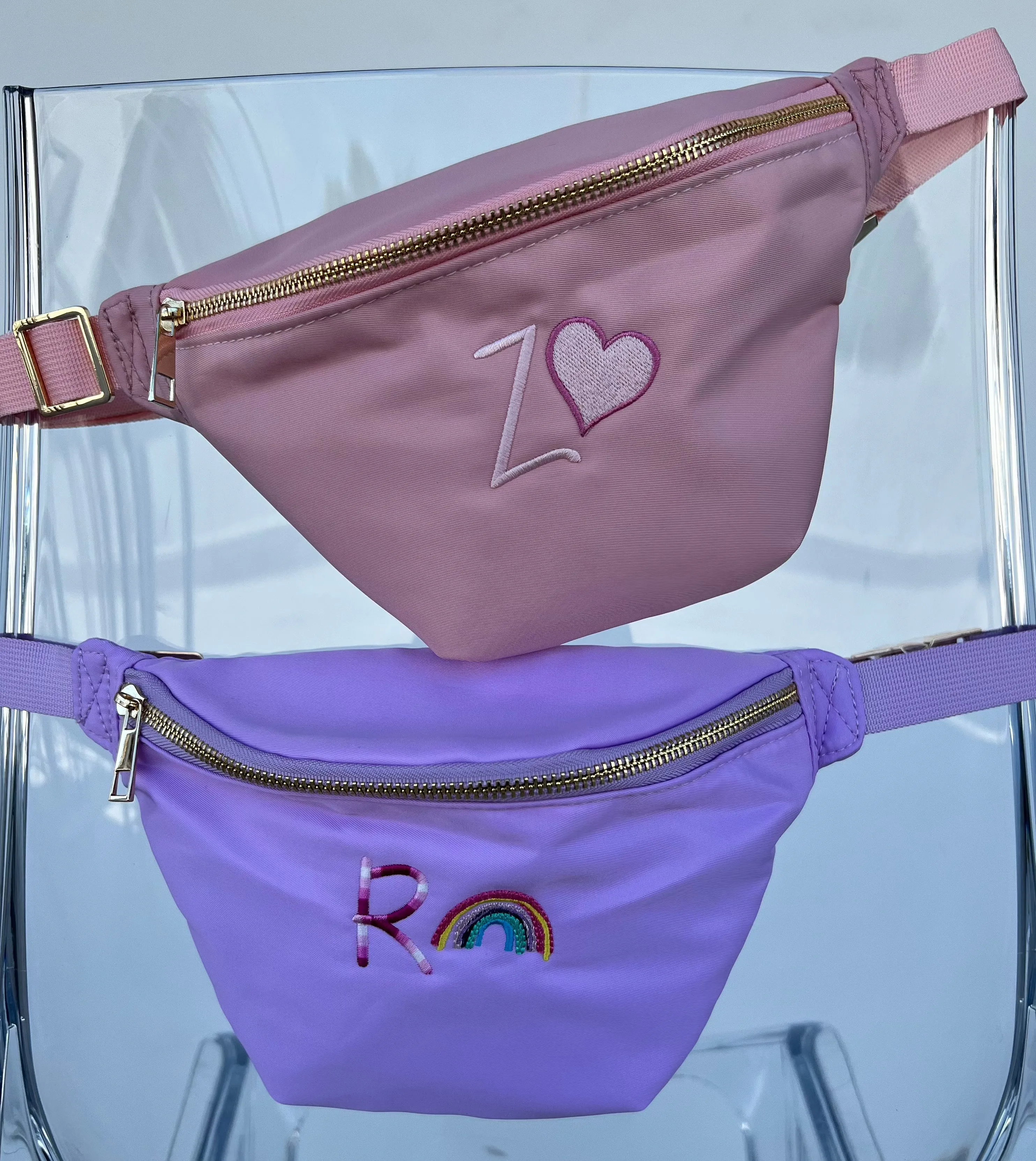 Essentials Small Nylon Fanny Pack - Lilac